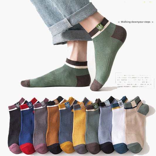 🧦 【10 par】 Męskie skarpetki sportowe pochłaniające pot i zapobiegające nieprzyjemnym zapachom 3703304