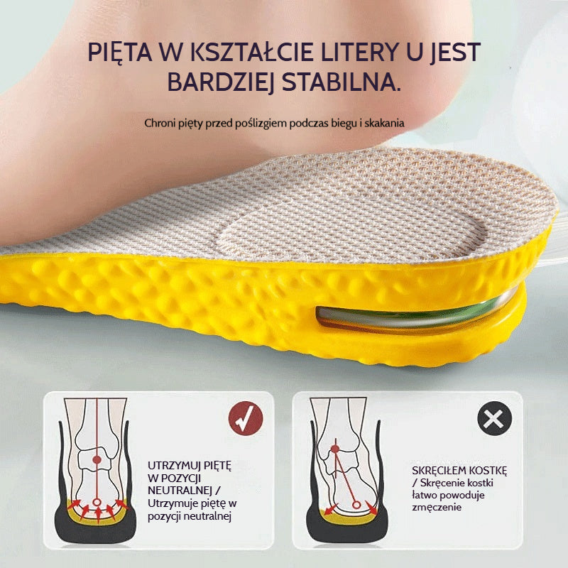 💥【Kup jeden, drugi gratis】2 pary za jedyne 99 zł 👟Wygodne wkładki do butów z poduszką powietrzną i efektem podwyższenia 📈