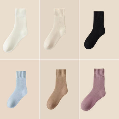 🔥【6 pari vunenih čarapa】🧦Tople vunene čarape, ekstra debele i tople, dobra elastičnost