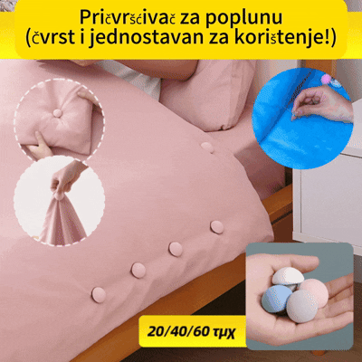 ✨ 【20 kom】Držač za Pokrivač - Stabilan i Lako za Korištenje! 📍Univerzalno za debele i tanke pokrivače.