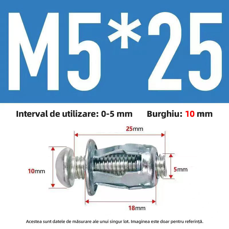 🗜✨【50 komada】Raztezna matica za zakivanje vijka M4M5M6