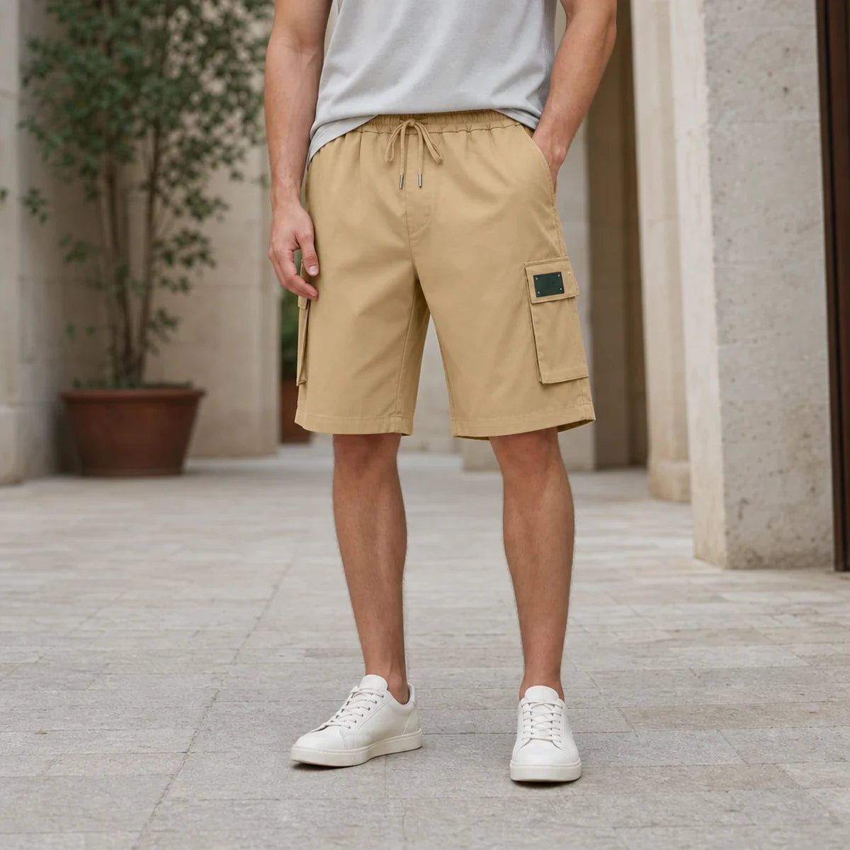 👖✨【M-3XL】Nowe męskie letnie spodnie typu cargo z wieloma kieszeniami – sportowe i stylowe, idealne do aktywności na świeżym powietrzu