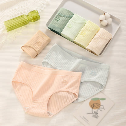 (7 kusov) Pohodlné a jednoduché antibakteriálne dámske nohavičky s vysokým pásom