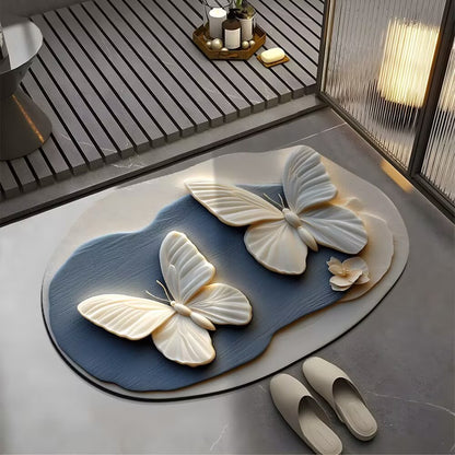 🔥【50% OFF】🔥HLUBOKÁ SLEVA💕[30*40cm+ 40*60cm]Savá protiskluzová podložka s realistickým 3D vzorem -