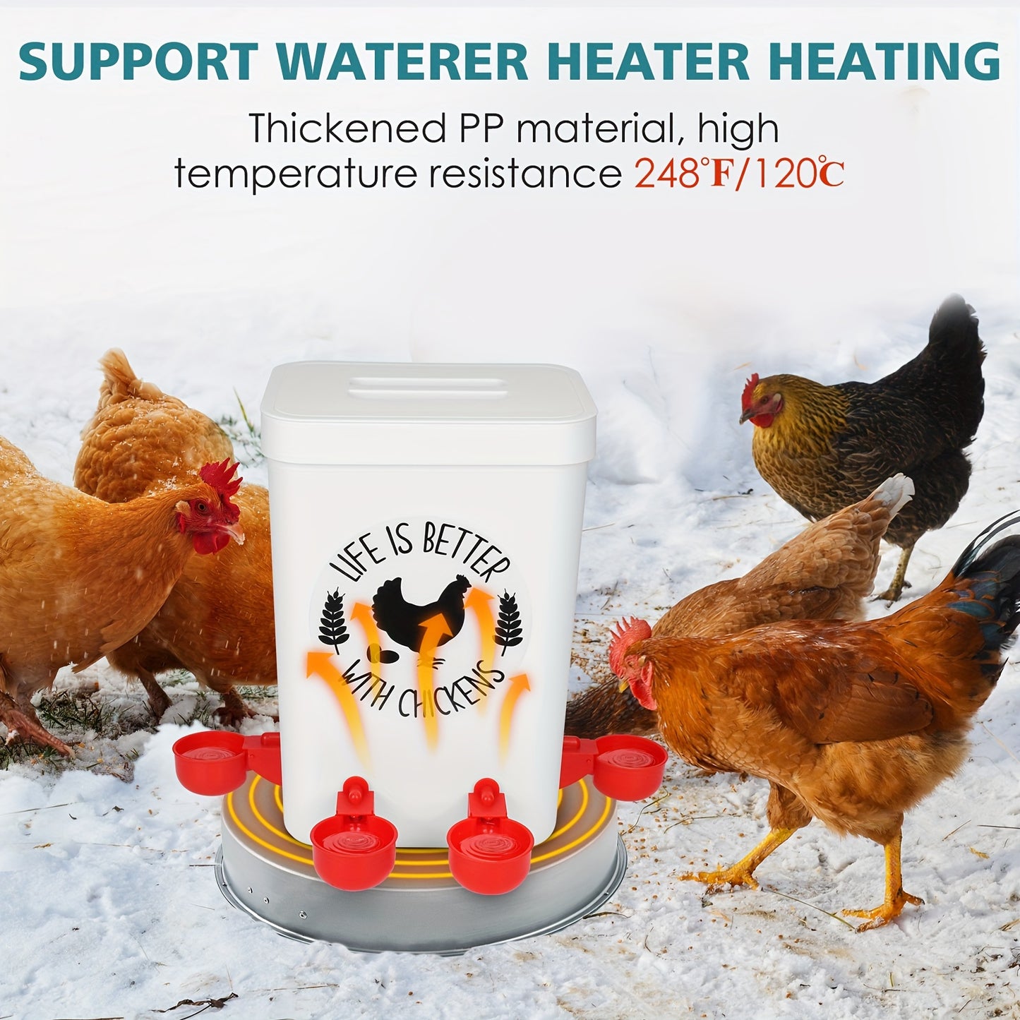 🦆🐔 【Kup 1, otrzymasz 10 gratis】【10 sztuk】Automatyczna miska do pojenia drobiu