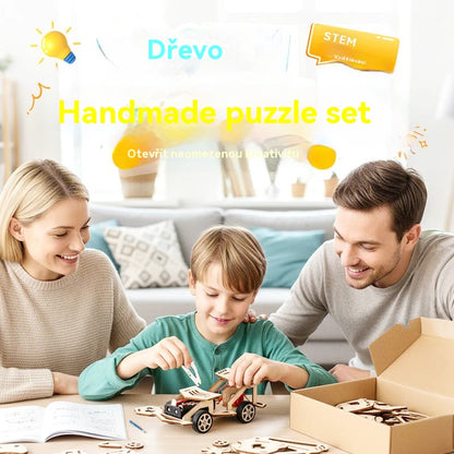 🧩 Kreativní technické hračky pro kutily – stavte a učte se s elektronickými součástkami, zábavné vzdělávání v oblasti STEM pro děti 🚀📦