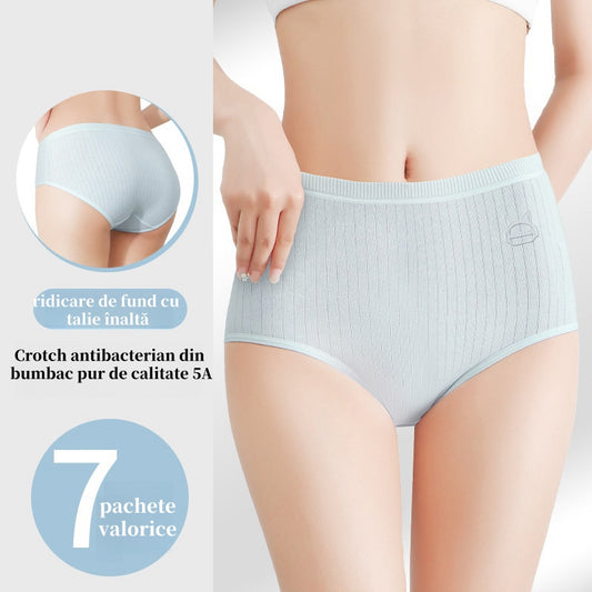 🔥🔥【7 sztuk】 7A bezszwowa, antybakteryjna, cienka bielizna z bawełny 3707138