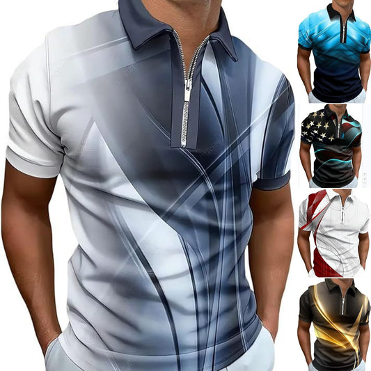 【50% zniżki】【S-6XL】😎2024 nowa męska koszulka polo z krótkim rękawem 3632057