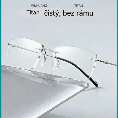 👓 Vysokokvalitné, ultraľahké a vysoko priehľadné profesionálne okuliare bez rámu s ochranou proti modrému svetlu. Unisex dizajn. ✨