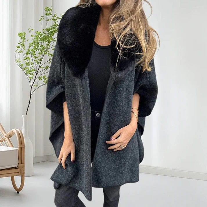 🔥【50% OFF】 🧥 Zimowy damski płaszcz z kołnierzem futrzanym, pogrubiony i ciepły 3826497