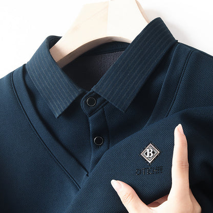 🔥【M-4XL】Muška vrhunska topla sve-u-jednom majica od kašmira iz dva dijela