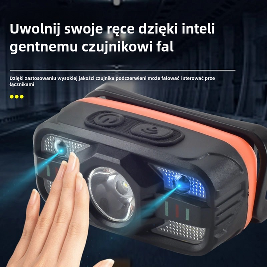 💥【Kup 1, a 1 otrzymasz gratis】🌟💡Indukcyjne reflektory LED z funkcją inteligentnego ładowania przez USB 3880985