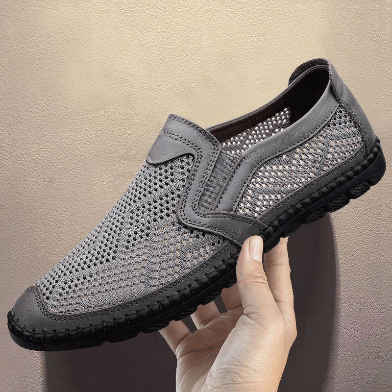 【⚡Veliko sniženje! −37 €】Moderne prozračne muške mrežaste cipele丨Slip-on丨Lagane i protuklizne