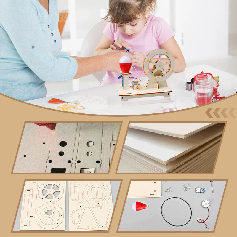 🧩 Kreativní technické hračky pro kutily – stavte a učte se s elektronickými součástkami, zábavné vzdělávání v oblasti STEM pro děti 🚀📦