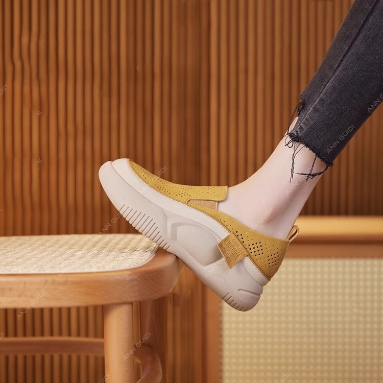 🔥Oferta limitată! 【35-40】👟🎇Letnie retro adidasy typu "sponge cake" z niską cholewką 2025💖