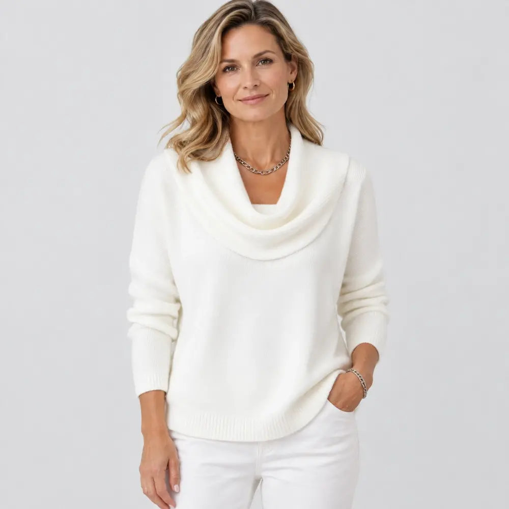 🔥【S–3XL】Nova jednobojna pletena ženska bluza za jesen i zimu – mekana i udobna