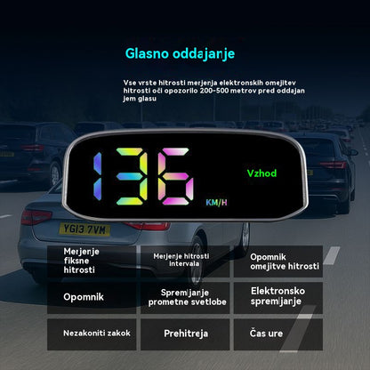 🚗Sončni zaslon za avtomobilski merilnik hitrosti