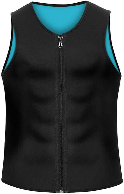 【S-4XL】💪Męska kamizelka modelująca do treningu, intensywne pocenie 🔥, szybkie spalanie tłuszczu ⚡