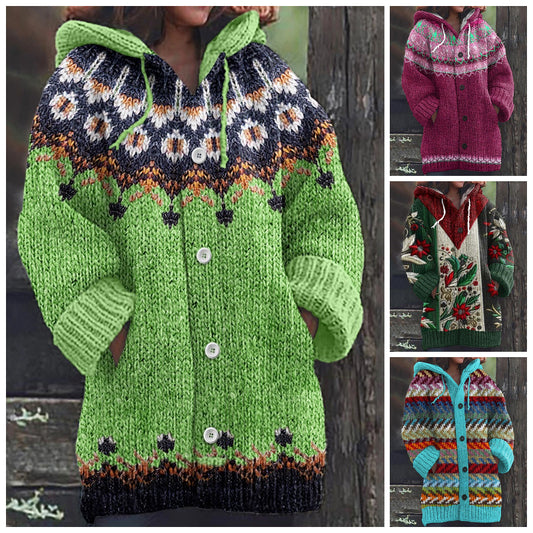 🥰[S-5XL] 2024 zimowy, wygodny damski sweter w stylu retro w nowym stylu 3808080