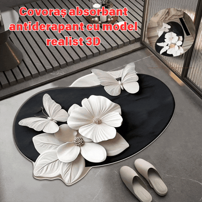 🔥【50% OFF】🔥HLUBOKÁ SLEVA💕[30*40cm+ 40*60cm]Savá protiskluzová podložka s realistickým 3D vzorem -