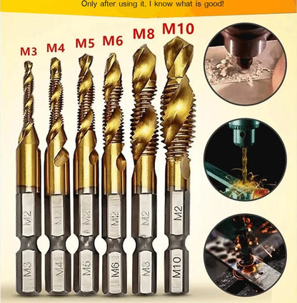 🧰【Compre 6 y llévese 6 gratis.】🔩 Juego de brocas multiusos