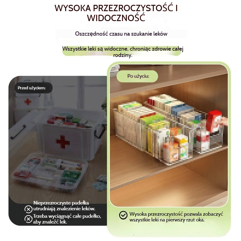 💊🏠 Regulowalne pudełko na leki do domu | Łatwo i szybko organizuj leki