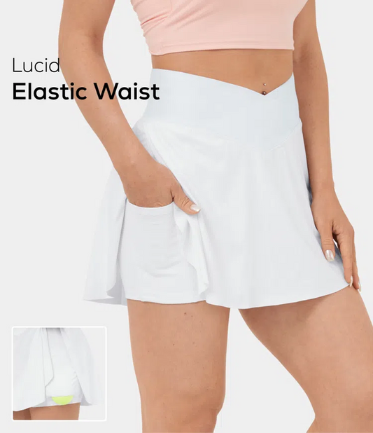 🎾【M-5XL】Dwuczęściowa damska sportowa sukienka do fitnessu 3663872