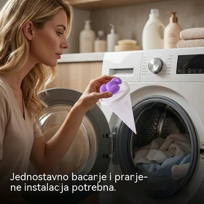 ✨ Filter s plovkom za perilicu rublja – Učinkovito filtrira dlačice, kosu i dlake kućnih ljubimaca sa svakim pranjem 🧺
