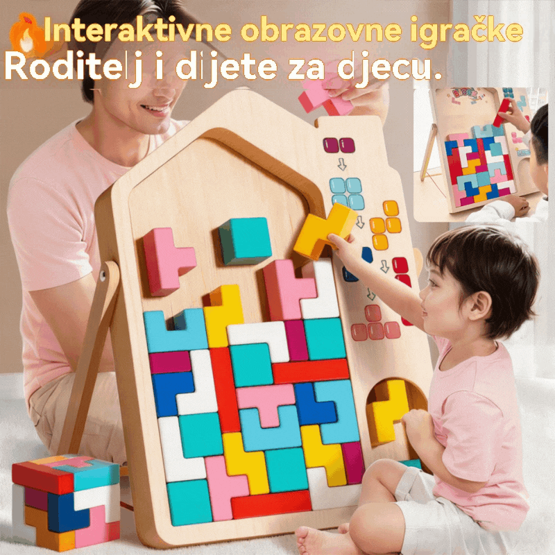 👶🧩🔥Tetris slagalice, edukativne igračke za trening dječjeg mozga, prosvjetljeno razmišljanje