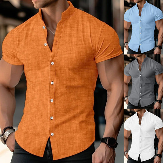 🔥【50% zniżki】【S-3XL】Męska oddychająca bawełniana koszula na co dzień 2024--3707253