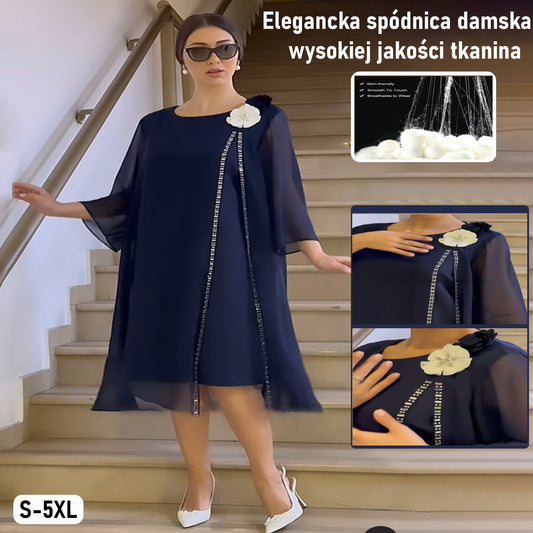😍【S-5XL】Elegancka i wyrafinowana sukienka, idealna na wyjątkowy look 3836890