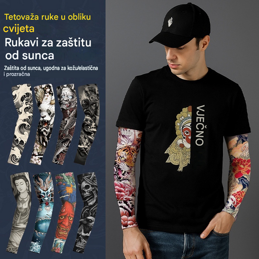 1 set od 10 komada - Najprodavaniji ljetni rukavi za tetoviranje. Realistični i bešavni.