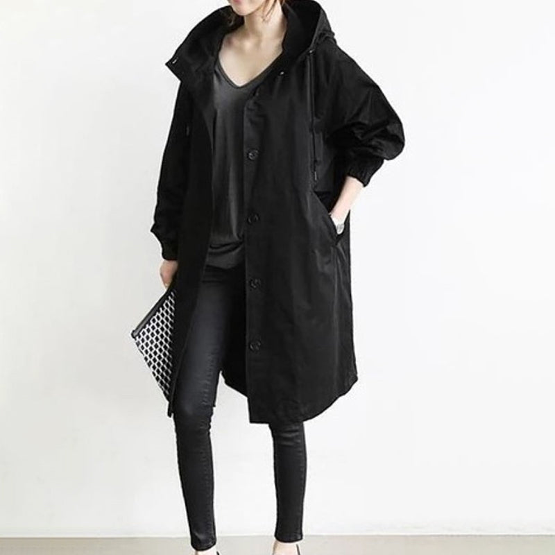 🧥 【S-5XL】 2024 nowa, jesienna, długa, swobodna wiatrówka w dużych rozmiarach, modna i elegancka-3756866