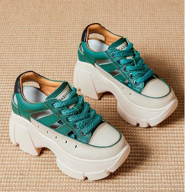 🔥【50% zniżki】🔥Bestsellerowe buty👡【rozmiar 35-40】Nowość 2025, sandały na grubej podeszwie, wygodne, antypoślizgowe i oddychające