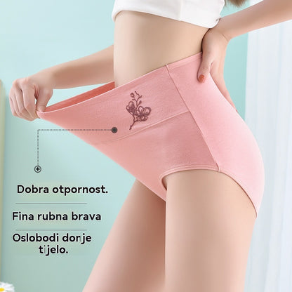 🔥💖 Kupite 3, dobijte 3 gratis! Gaćice od čistog pamuka visokog struka za podizanje bokova, plus veličine 【40-100 kg】