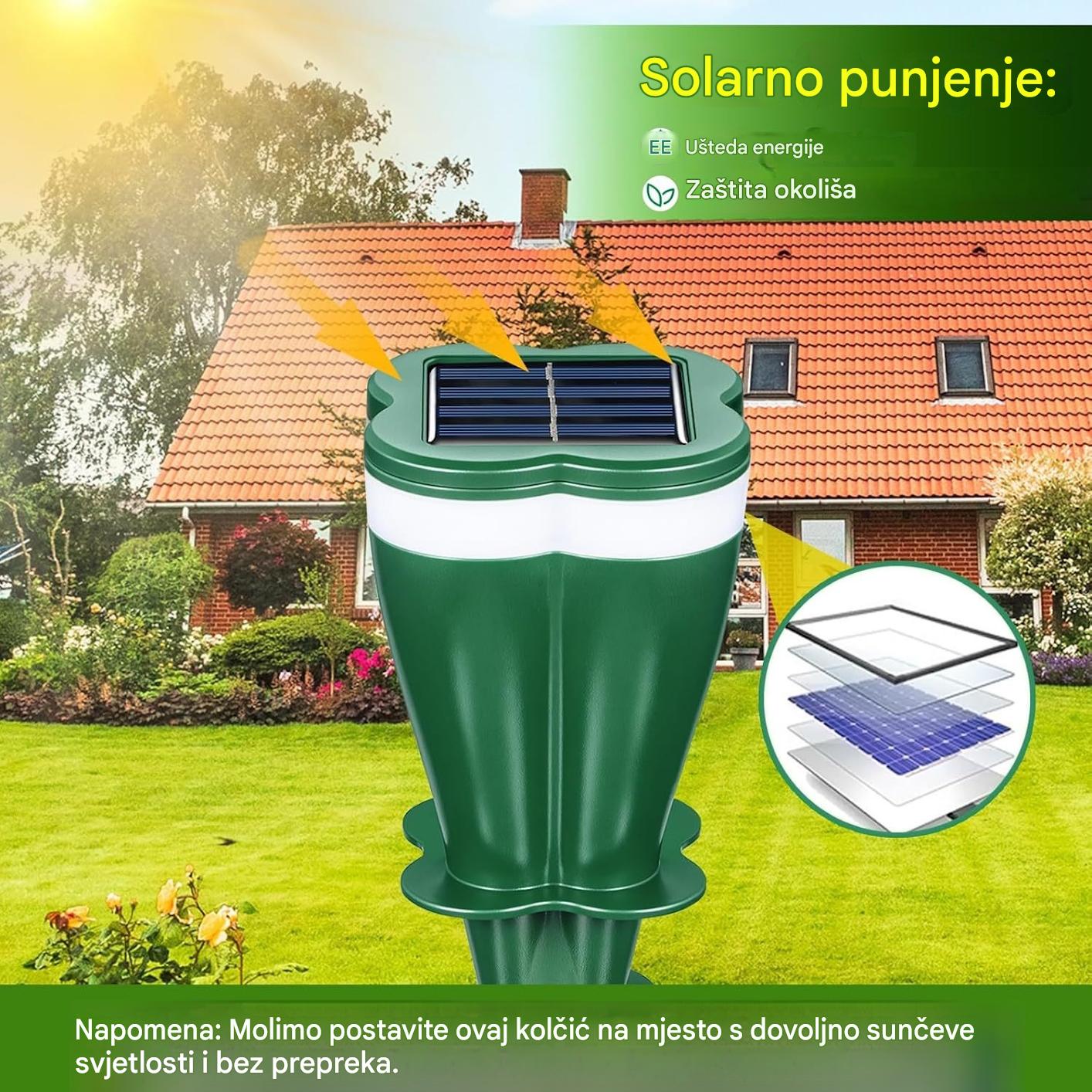 Posebna ponuda — 50% popusta ☘️ Vodootporni solarni repelent za životinje