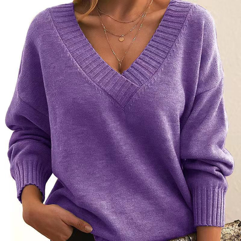 🔥42% zniżki na czas ograniczony🔥[S-3XL] Nowa kolekcja zimowa 2024, stylowy retro damski sweter V-neck, ciepły i casualowy.3836528