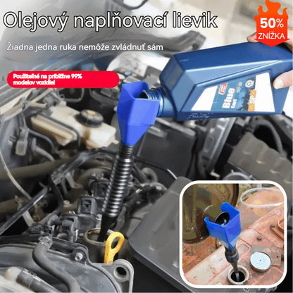 【5 ks】🚗Nástroj na tankovanie a prelievanie paliva do auta, bezdotykový lievik🔥