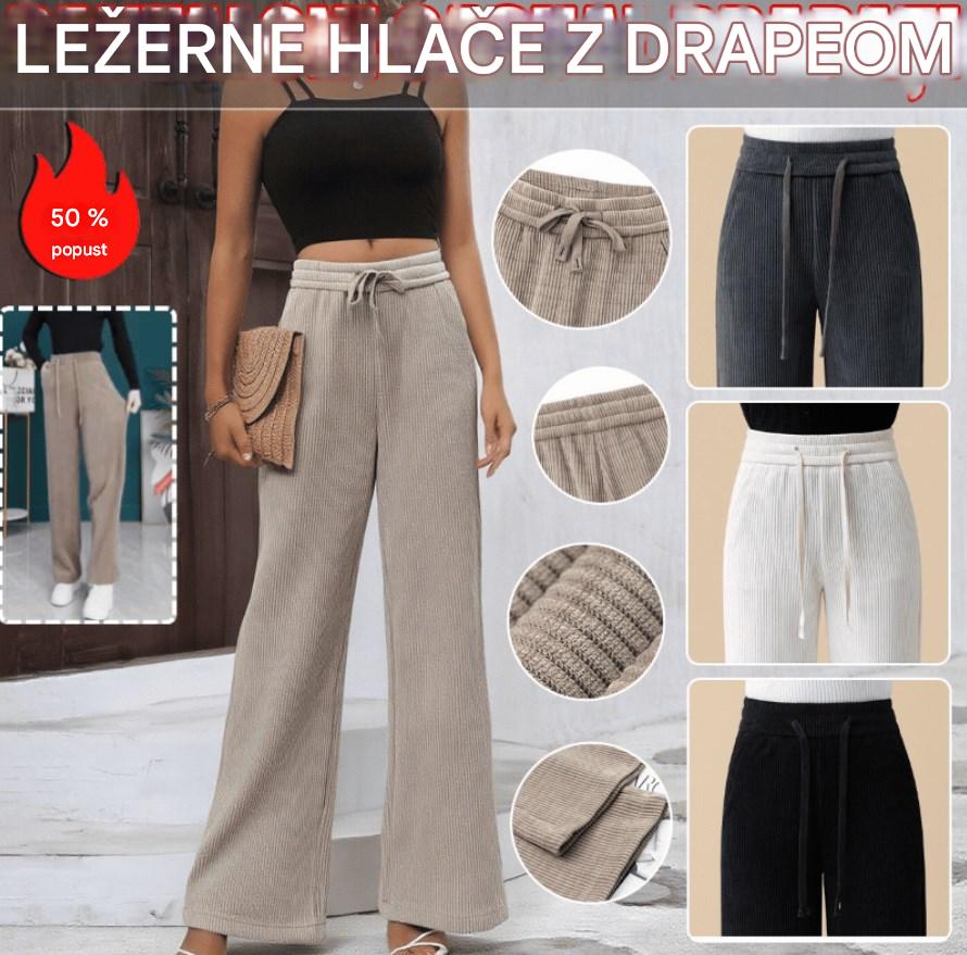 🔥【50% popust】🔥【M-3XL】【40-110KG】👖Nove ženske elastične ohlapne hlače