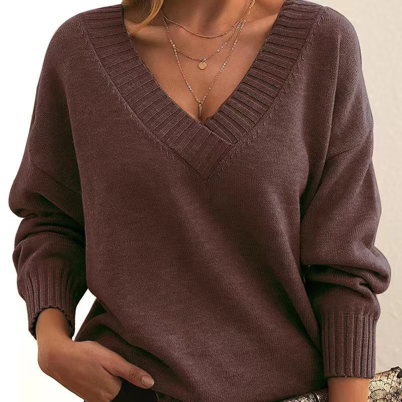 🔥42% zniżki na czas ograniczony🔥[S-3XL] Nowa kolekcja zimowa 2024, stylowy retro damski sweter V-neck, ciepły i casualowy.3836528