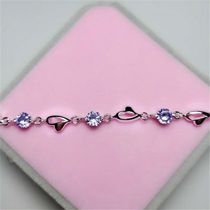 【pri kúpe 1 získate 1 zadarmo】Náramky Love Heart zo striebra 925-3851127