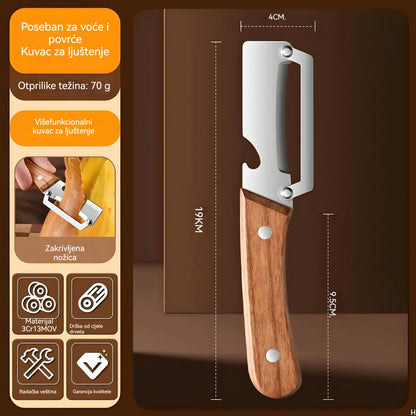 🔥【Sniženo 26 €】Deblji kuhinjski guljač od nehrđajućeg čelika