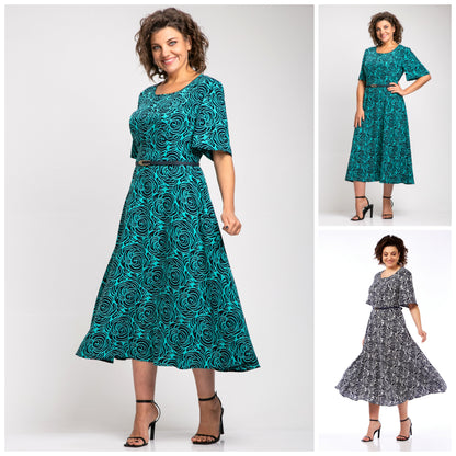 ✨🌈【Specjalne oferty letnie🔥】【S-5XL】2025 Letnia nowa moda swobodna luźna bawełniana sukienka✅Wygodna i elegancka✅Swobodna i oddychająca