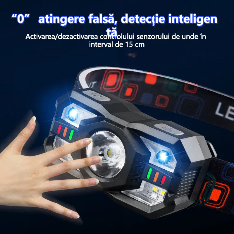 💡🌟【Ponuda ograničenog trajanja-50%】🔥🔥Chytré senzorové svietidlo s čelenkou, extra dlhá výdrž batérie, vonkajšie nočné rybárčenie, čelenka