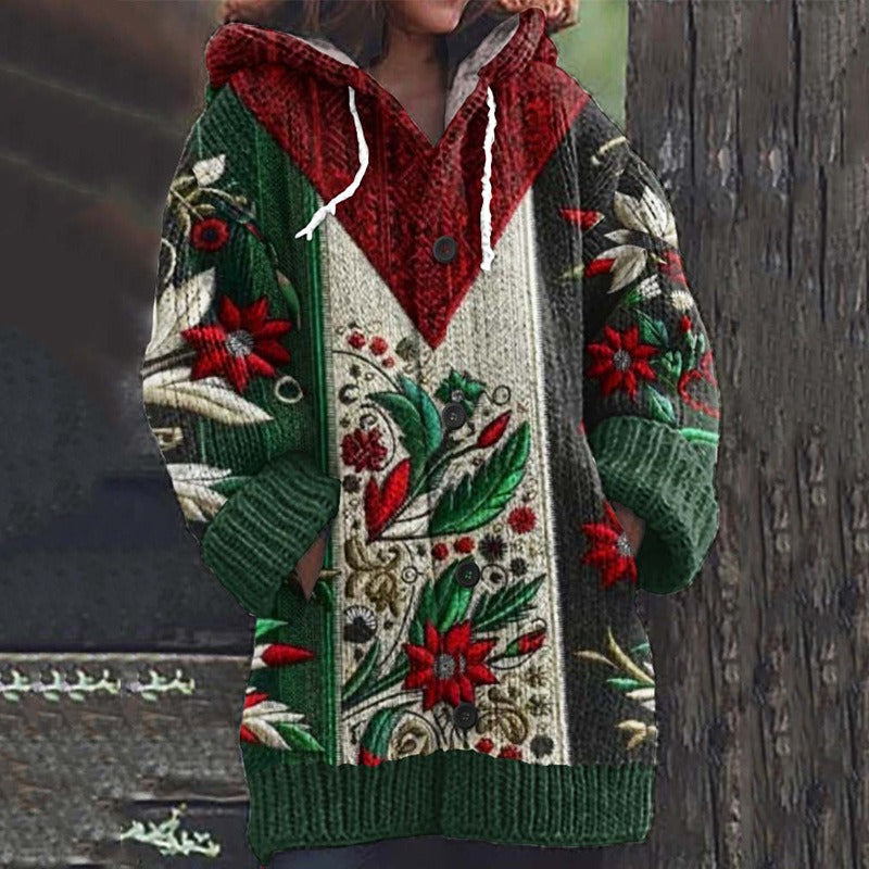 🥰Nowa, komfortowa, retro sweter rozpinany 3809049
