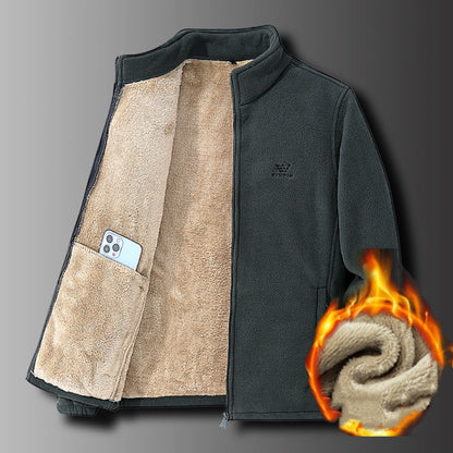 【M-5XL】Jesenska in zimska podložena in odebeljena topla ohlapna jakna moška moška oblačila