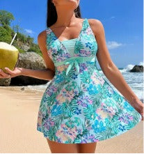 🏖️👙【Kup 1, otrzymaj 1】🌴【S-6XL】Elegancki kostium kąpielowy z nadrukiem w dużym rozmiarze