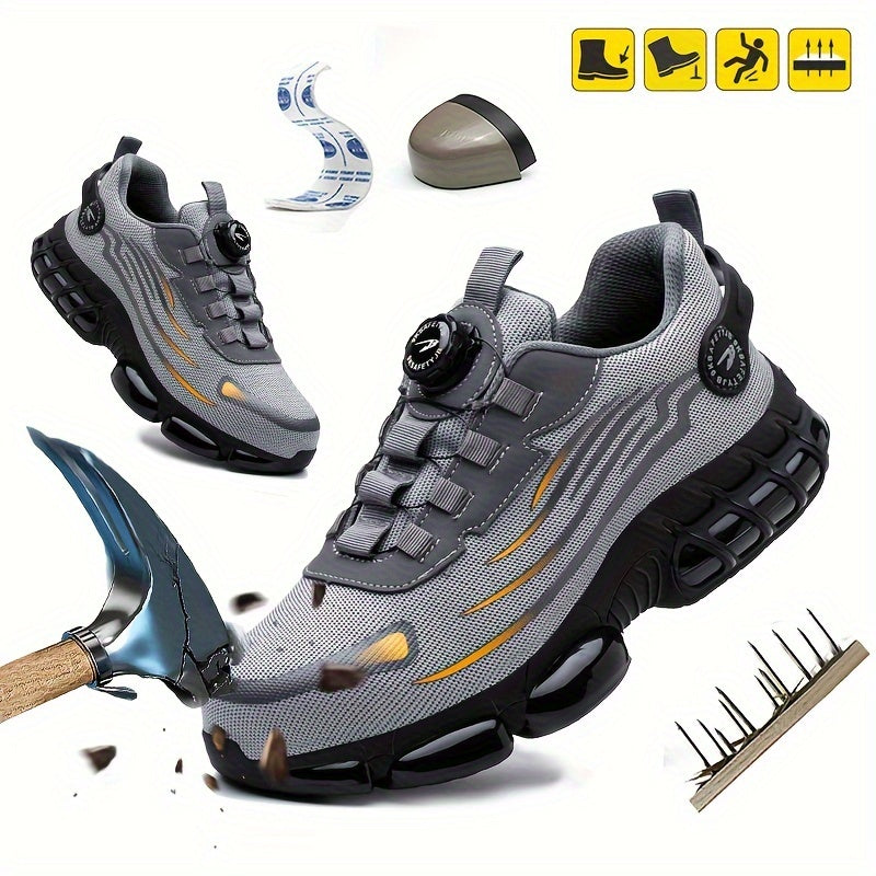 🥾Wyprzedaż wiosenna 42% zniżki🔥Obuwie robocze Knauf, odpowiednie do codziennego użytku, odporne na uderzenia i przebicia, ze stalowym noskiem, wygodne buty robocze, antypoślizgowe-