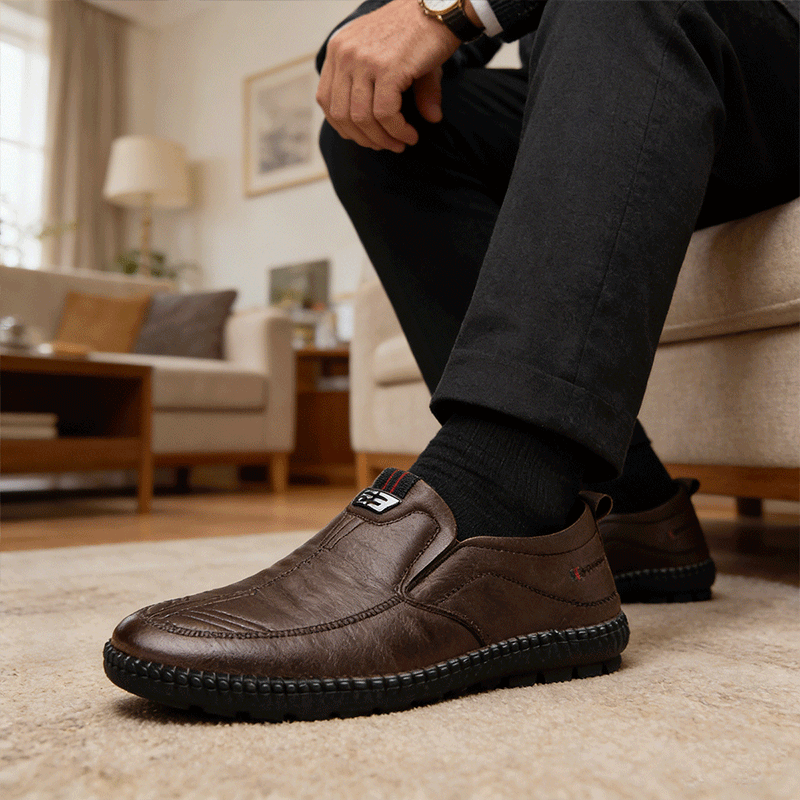 🔥Oferta ograniczona czasowo🔥【39-44】 2026 nowe wygodne skórzane buty męskie-3758662
