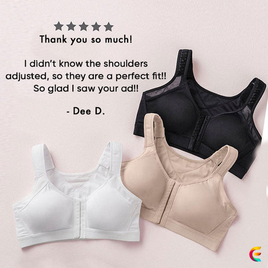 🥰【50% zniżki】👙【40-120kg】Biustonosz podtrzymujący pełne pokrycie--3705384